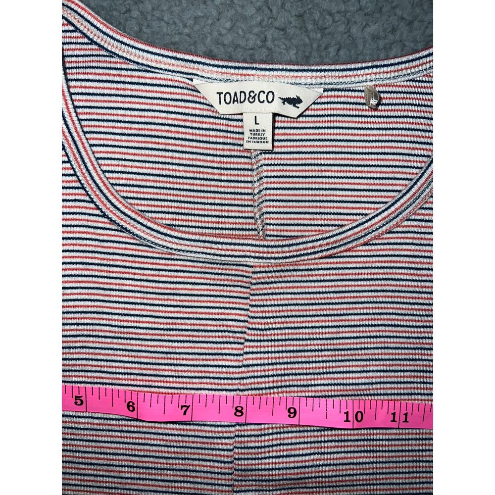 Toad and Co Daisy Rib Sleeveless Swing Dress Large (B120271) - Picture 4 of 9